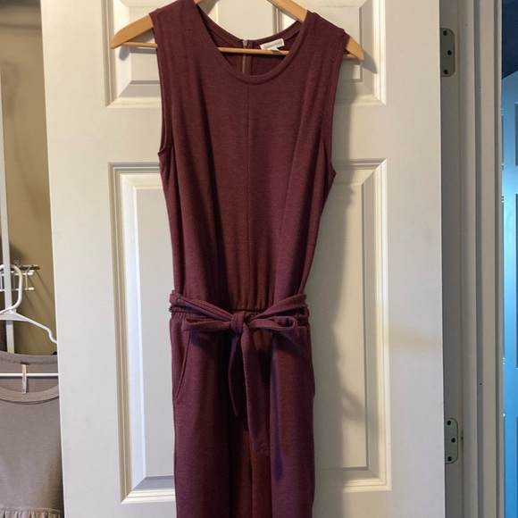 Garnet Hill jogger jumpsuit - Picture 2 of 7